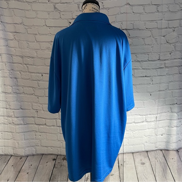 Men's Perry Ellis PGA Tour Airflux Short Sleeve Royal Blue Golf Shirt Sz 3X - Picture 5 of 10